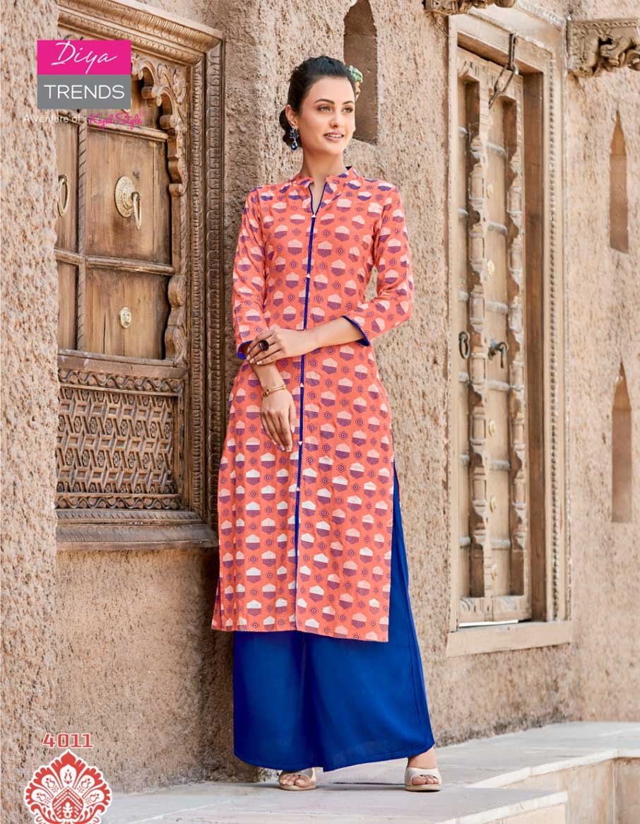 Gardencity Vol-4 Diya Trends Straight Mall Concept Kurti Gardencity Vol-4 Diya Trends Straight Mall Concept Kurti